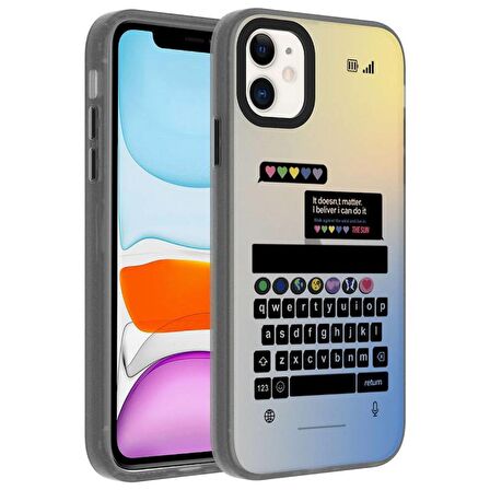 Gpack Apple iPhone 12 Kılıf Desenli Dragon Serisi Sert Kapak