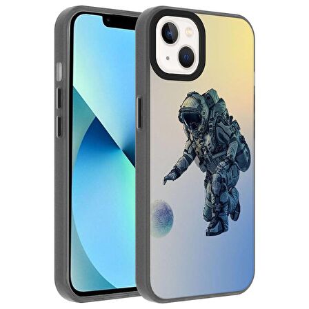 Gpack Apple iPhone 14 Kılıf Desenli Dragon Serisi Sert Kapak