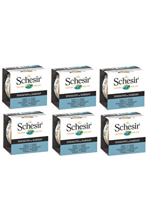 Schesir Ton ve Barlam Balıklı Kedi Konservesi 85 Gr. X 6 Adet
