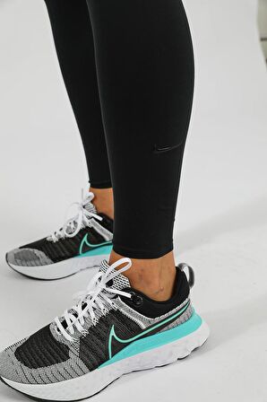 Nike Dri Fit One Luxe Full Length Leggins Women's Tigh Fit 3 Cepli Toparlayıcı Siyah Tayt