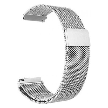 Gpack Samsung Galaxy Watch 6 uyumlu Classic 43mm Kordon Hasır Metal Örgülü Ayarlanabilir