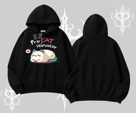 Paws Off Yazılı Kedi Baskılı Streetwear Kolsuz Tshirt