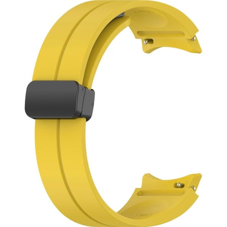 Gpack Samsung Galaxy Watch 6 uyumlu 44mm Kordon Silikon Mıknatıslı Ayarlanabilir HS19