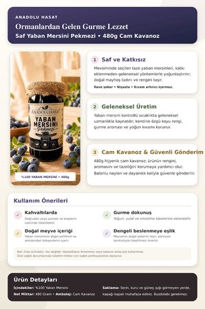 Meyve İkilisi Pekmez Seti – Karadut ve Yaban Mersini 2 x 480 ML