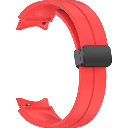 Gpack Samsung Galaxy Watch 6 uyumlu Classic 47mm Kordon Silikon Mıknatıslı Ayarlanabilir HS19