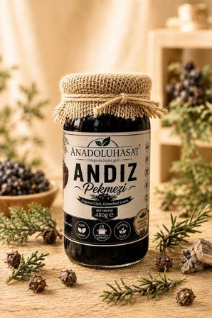Torosların İkili Lezzeti Pekmez Seti – Andız ve Kozalak Pekmezi 2 x 480 ML