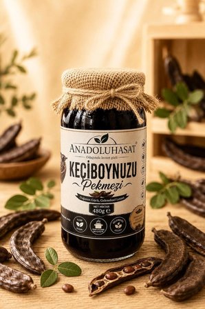 Geleneksel Pekmez Üçlüsü – Karadut, Üzüm ve Keçiboynuzu Pekmezi 3 x 480 Ml