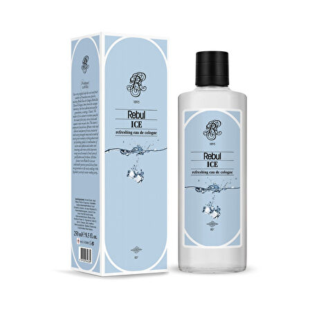 Rebul EDC Kolonya 250 ml Cam Şişe Lavanta ve Ice 2 li 