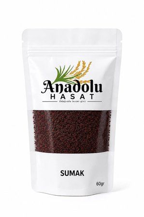 Sumak 60 gr – Doğal Ekşi Aromalı Katkısız Sumak Baharatı
