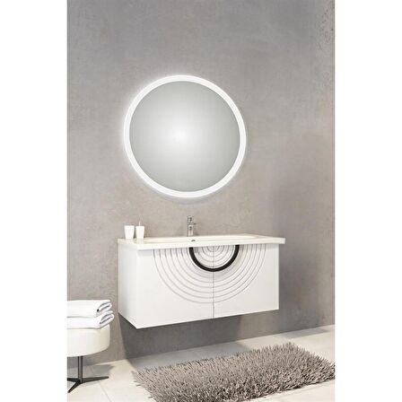 ORİZ 80 CM BANYO DOLABI BEYAZ  BOY DOLAP HARİÇ 
