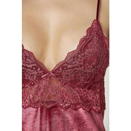 PİERRE CARDİN 845 KADİFE GECELİK.