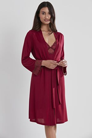 Penye Gecelik Sabahlık Pijama Takım Şort Takım 6'lı Gelin Çeyiz Seti - 5025