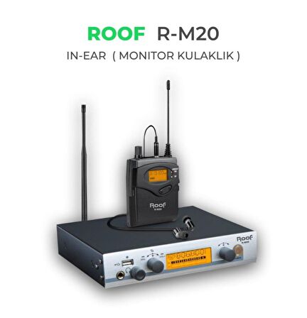 ROOF R–M20 IN–EAR Kablosuz Kulaklık Sistemi