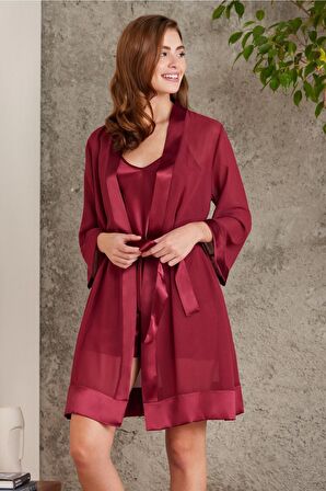 Saten Dörtlü Gelin Çeyiz Seti - 7085