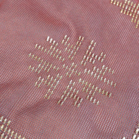 Uretti - Sefa 4419 9329 El Yapımı Tel Kırma İşleme Gelin Duvağı / Kırmızı