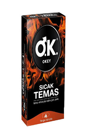 Okey Sıcak Temas Prezervatif 10lu