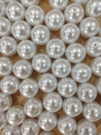 Lüks İnci 20 mm 50 gr (12 Adet)  Beyaz