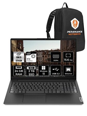 Lenovo V15 G3 i5-1235U 24GB 2TB SSD 15.6" FHD W11 HOME 82TT008PTX & PER4 ÇANTA