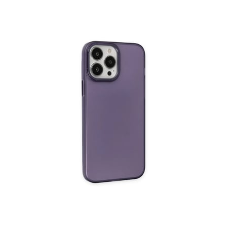 Apple iPhone 14 Pro Max Kılıf Modos Metal Kapak - Derin Mor
