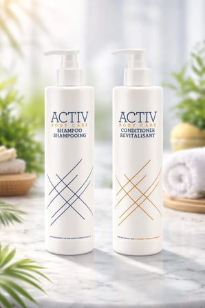 ACTIV BODY CARE Şampuan 360 ml + Saç Kremi Seti 360 ml - Günlük Bakım & Nem Dengeleyici