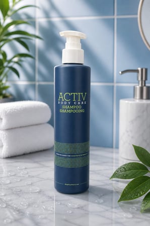 ACTIV Body Care Mavi Ambalajlı Nemlendirici Şampuan 360 ml – Tüm Saç Tipleri İçin Parlaklık & Yumuşaklık Etkili