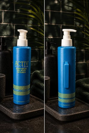 ACTIV Body Care Mavi Ambalajlı Ferahlatıcı Vücut Nemlendirici Duş Jeli 360 ml – Tüm Cilt Tipleri İçin