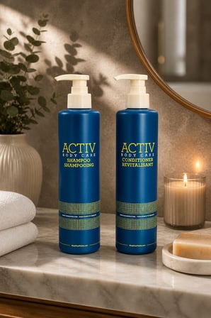Activ Body Care Mavi Ambalajlı 2 li Nemlendirici Canlandırıcı Saç Bakım Seti – Şampuan+Saç Kremi 360 ml