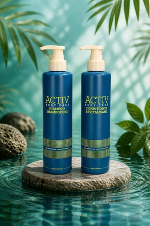 Activ Body Care Mavi Ambalajlı 2 li Nemlendirici Canlandırıcı Saç Bakım Seti – Şampuan+Saç Kremi 360 ml