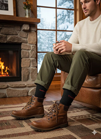 2 adet Lacivert Erkek Termal Çorap