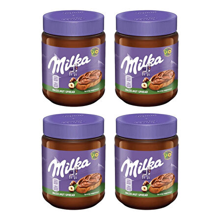Milka Kakaolu Fındık Ezmesi 350 gr x 4 Adet