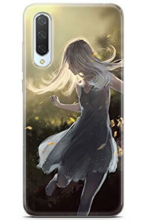 Xiaomi Mi 9 Lite uyumlu Girls 11 Koruyucu Kılıf Rüzgarla Dans
