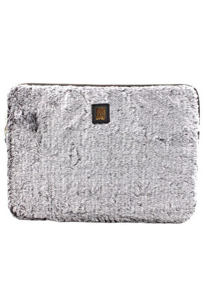 Minbag 572-04 Plush Laptop Kılıfı(13 Inch) Gri