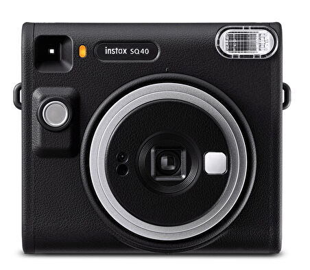 Fujifilm Instax SQ40 Siyah Fotoğraf Makinesi 10'lu Kare Film ve Pleksi Çerçeve Seti