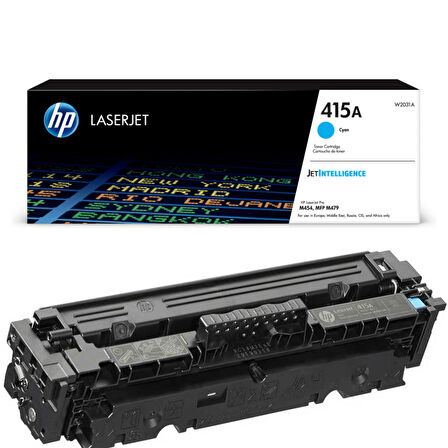 HP W2031A (415A) Mavi Cyan Orjinal Toner Laserjet Pro M454 / M479