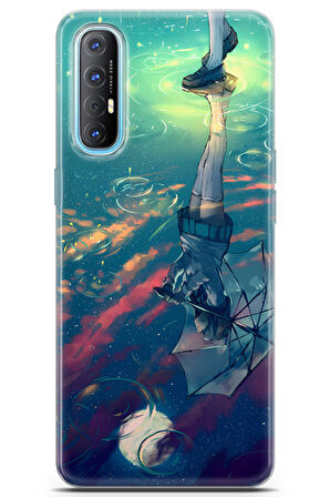 Oppo Reno3 Pro uyumlu Girls 12 4K Kapak Yansıma ve Yağmur