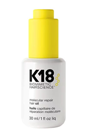  K18 Molecular Repair Hair Oil - Onarıcı Saç Bakım Yağı 30 ml