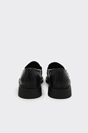 Günlük Hakiki Deri Kadın Tokalı Casual Ayakkabı