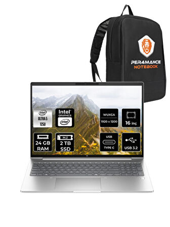 HP ProBook 460 G11 İntel Core Ultra 5 125U 24GB 2TB SSD 16'' WUXGA FDOS 9Y7S7ET & PER4 ÇANTA