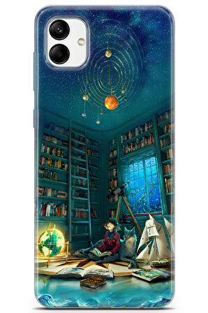 Samsung Galaxy M04 uyumlu Girls 32 HD Kapak Evren ve Odam