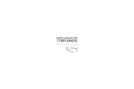 17451-0H010 Egzoz Borusu Contası AVENSİS