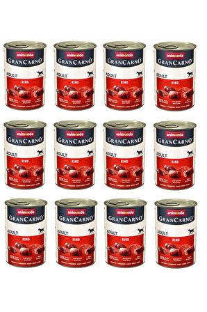 Animonda Gran Carno Sığır Etli Köpek Konserve 400 Gr. X 12 Adet