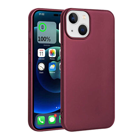 Gpack Apple iPhone 15 Kılıf Renkli Lüx Korumalı Premier Mat SilikonNano