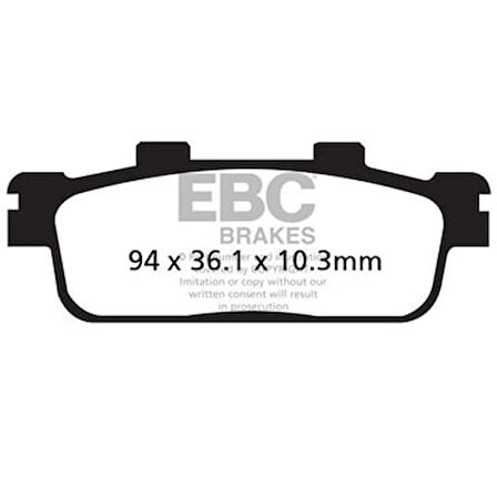 Daico Fren Balatası SFAC427 Sym Hd 2 200 Evo