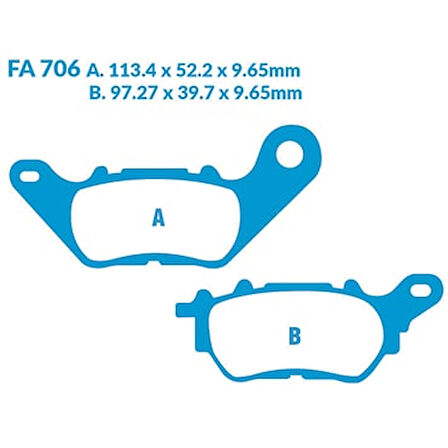 Swan Fren Balatası SFAC706 Yamaha X-max 125 ABS