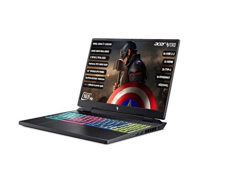 ACER Nitro16 i7-13620H 16 GB 1TB SSD RTX4050-6 GB 16'' FHD IPS 165Hz NVIDIA G-SYNC FDOS NH.QJMEY.007