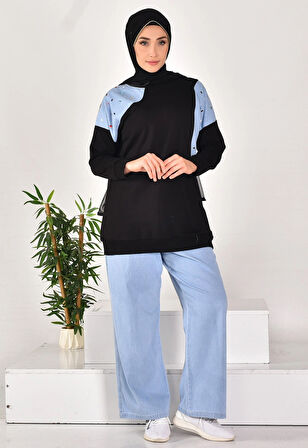 CYLN593 İKİ İPLİK KUMAŞ KOT GARNİLİ İKİLİ TAKIM