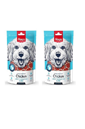 Wanpy Tavuk ve Morina Balık Sushi Köpek Ödülü 100 Gr. X 2 Adet