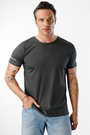 Erkek Nem Emici Hızlı Kuruma Atletik Teknik Performans Spor T-shirt DRIFIT-KISAKOLNEW