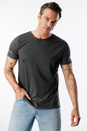 Erkek Nem Emici Hızlı Kuruma Atletik Teknik Performans Spor T-shirt DRIFIT-KISAKOLNEW