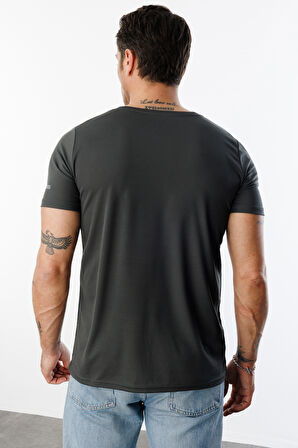 Erkek Nem Emici Hızlı Kuruma Atletik Teknik Performans Spor T-shirt DRIFIT-KISAKOLNEW
